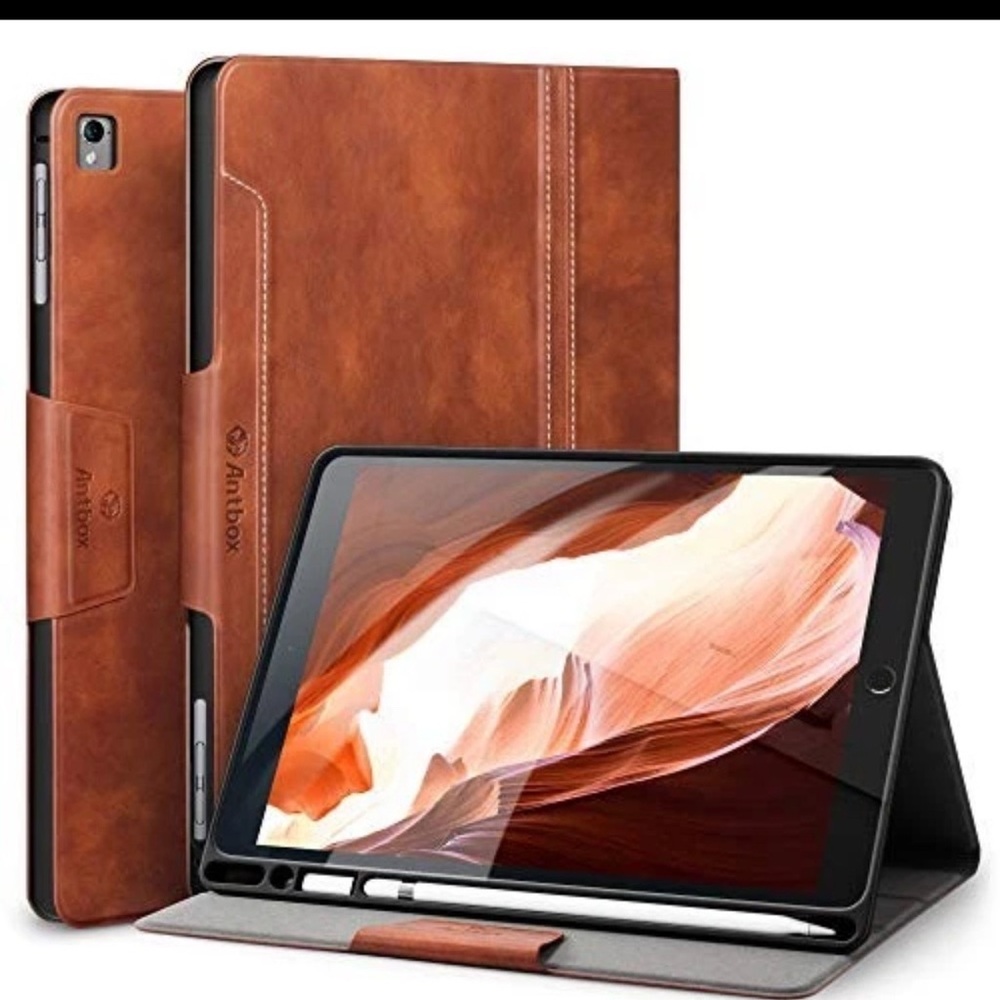 Antbox Case for iPad Air 2/iPad 6th/5th Generation(9.7'')/Pro 9.7''/Air Brown